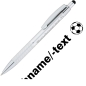 Mobile Preview: Kugelschreiber Fußball mit Wunschtext